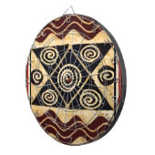 afrikanische Dekoration Dartscheibe (Vorderseite rechts)