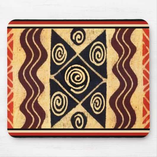 afrikanische Dekoration Mousepad (Vorne)