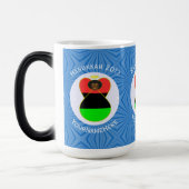 Afrikanische Diaspora Angel Hanukkah Flag Personal Verwandlungstasse (Links)