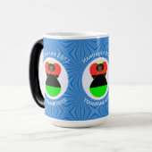 Afrikanische Diaspora Angel Hanukkah Flag Personal Verwandlungstasse (Vorderseite Links)