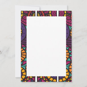 Afrikanische Druckeinladungen & Ankündigungen