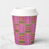 Afrikanische Druckerpapiergruppen Pappbecher (Rückseite)