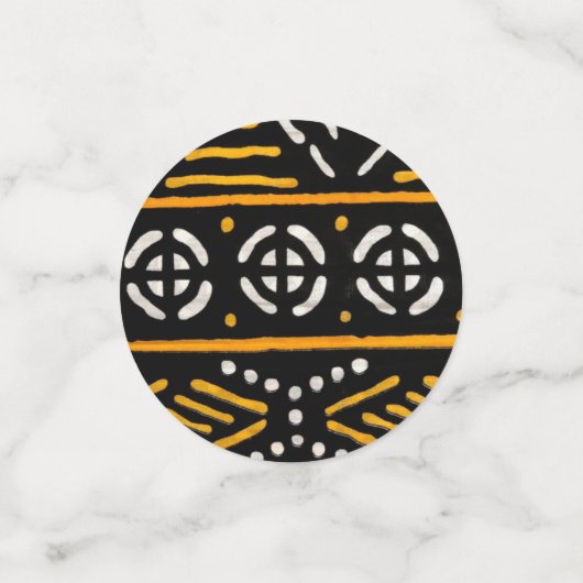 Afrikanische Drucktisch Confetti Konfetti (Klein Vorderseite)