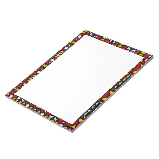 afrikanische Druckvorlagen Notizblock (angewinkelt)