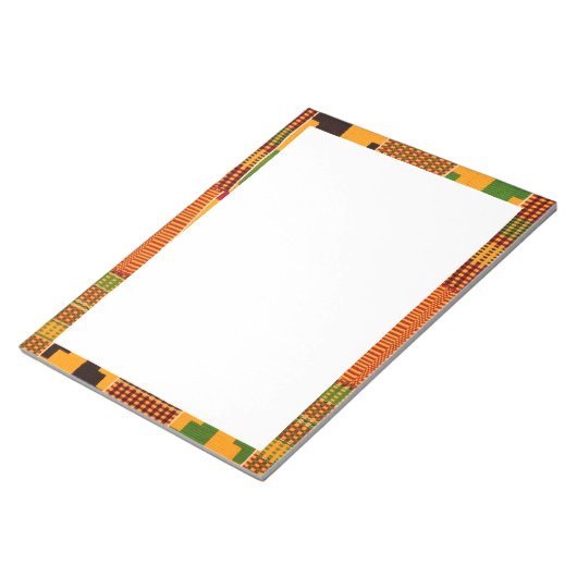 afrikanische Druckvorlagen Notizblock (angewinkelt)