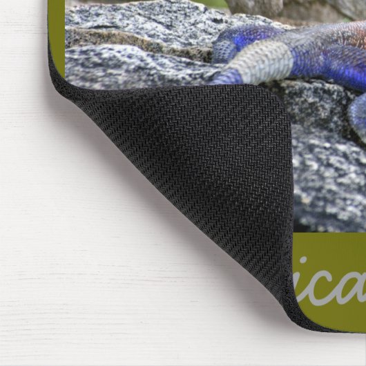 Afrikanische Eidechse Mousepad (Ecke)