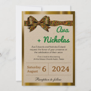 Afrikanische Einladungsserie Einladung