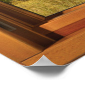 Afrikanische Elefanten 6 Pane-Holzfenster-Illusion Poster (Ecke)