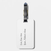 Afrikanische Elefanten Aquarellbilder Gepäckanhänger (Rückseite vertikal)