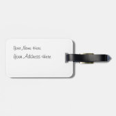 Afrikanische Elefanten Aquarellbilder Gepäckanhänger (Rückseite horizontal)