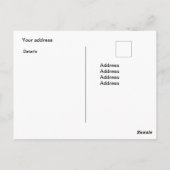 Afrikanische Elefanten Aquarellbilder Postkarte (Rückseite)