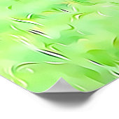 Afrikanische Elefanten-Mama und gemalte Kinderwerk Poster (Ecke)