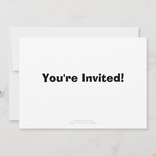 Afrikanische Elefanten-Party Einladung (Rückseite)