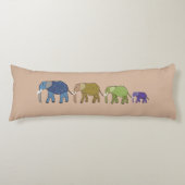 Afrikanische Elefanten Seitenschläferkissen (Vorderseite)