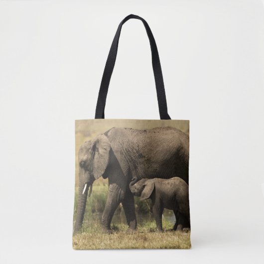 Afrikanische Elefanten Tasche (Vorderseite)