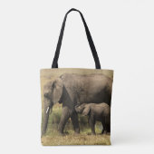 Afrikanische Elefanten Tasche (Rückseite)