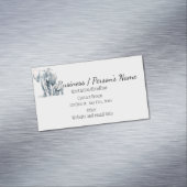 afrikanische Elefanten und Kindertiere Magnetische Visitenkarte (Beispiel)