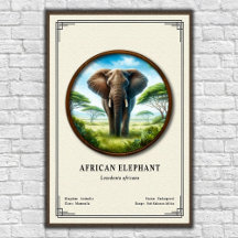 Afrikanische Elefanten-Zoologie-Serie