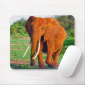 Afrikanische Elefantenfotografie Mousepad (Mit Mouse)