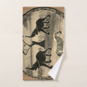 afrikanische Elefantenkunst Print Badhandtuch Set (Handtuch)