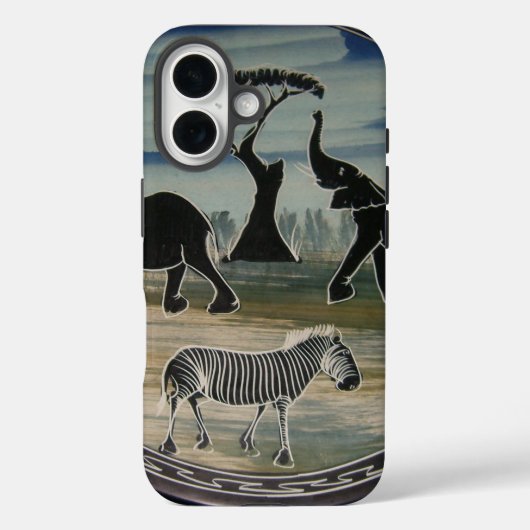 afrikanische Elefantenkunst Print Case-Mate iPhone Hülle (Rückseite)