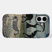 afrikanische Elefantenkunst Print Case-Mate iPhone Hülle (Rückseite (Horizontal))