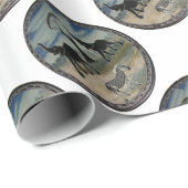 afrikanische Elefantenkunst Print Geschenkpapier (Rolleneckpunkt)