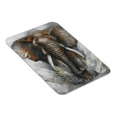 Afrikanische Elefantenladung Magnet (Rechte Seite)