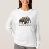 Afrikanische ElefantenT - Shirt (Vorderseite)
