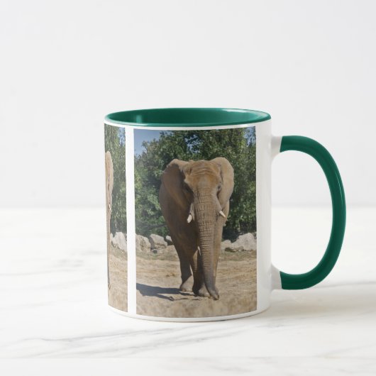 Afrikanische ElefantenTasse Tasse (Rechts)