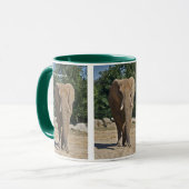 Afrikanische ElefantenTasse Tasse (Vorderseite Links)