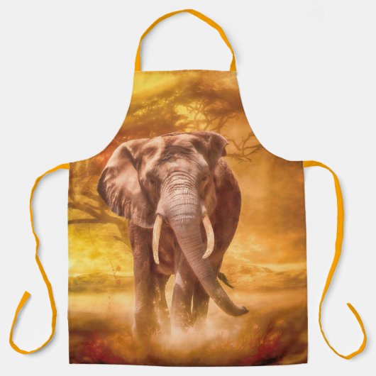 Afrikanische Elephant Nobility Schürze (Vorderseite)