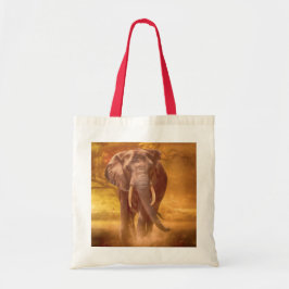 Afrikanische Elephant Nobility Tragetasche