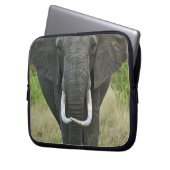 Afrikanische Elephantna loxodonta, Masai Mara Game Laptopschutzhülle (Vorderseite Links)