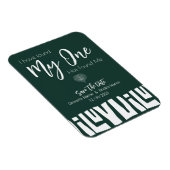 Afrikanische Emerald Green Wedding Magnet (Rechte Seite)