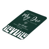 Afrikanische Emerald Green Wedding Magnet (Linke Seite)