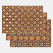 Afrikanische Erde - Nahtloses ethnisches Muster -