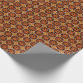 Afrikanische Erde Nahtloses ethnisches Muster Nr. Geschenkpapier (Ecke)