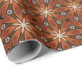 Afrikanische Erde Nahtloses ethnisches Muster Nr. Geschenkpapier (Rolleneckpunkt)