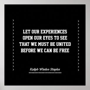 afrikanische Erfahrung Poster