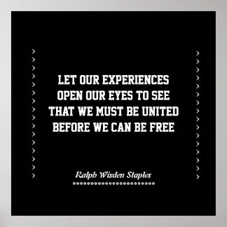 afrikanische Erfahrung Poster