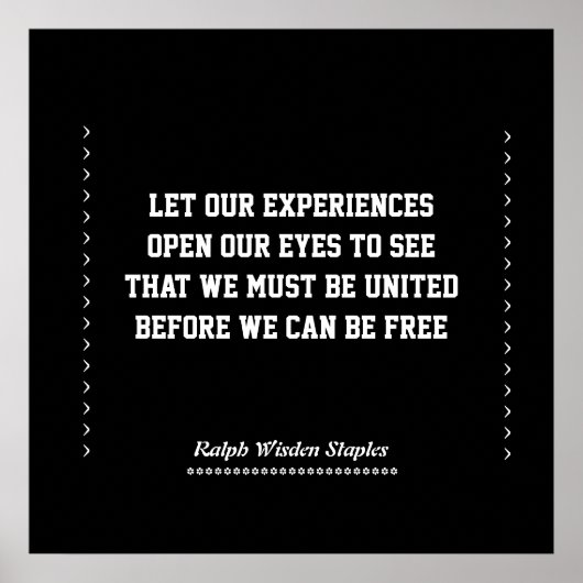 afrikanische Erfahrung Poster (Vorne)