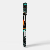 afrikanische Ethnic Doodle Zebra Textured Art Prin Case-Mate iPhone Hülle (Rückseite / Rechts)