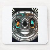 afrikanische Ethnic Doodle Zebra Textured Art Prin Mousepad (Vorne)