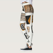 afrikanische Ethnic Print Leggings (Links)