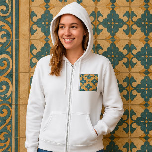 Afrikanische ethnische Gesichtspattern in Stammesm Hoodie