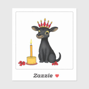 Afrikanische ethnische Kwanzaa Wilde Tiere in vers Aufkleber