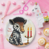 Afrikanische ethnische Kwanzaa Wilde Tiere in vers Pappteller (Party)