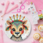 Afrikanische ethnische Kwanzaa Wilde Tiere in vers Pappteller (Party)