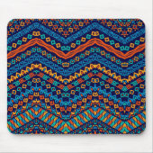 Afrikanische ethnische Muster Funkfarben Mousepad (Vorne)
